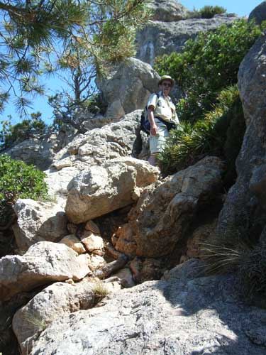 Wegweiser nach La Trapa
